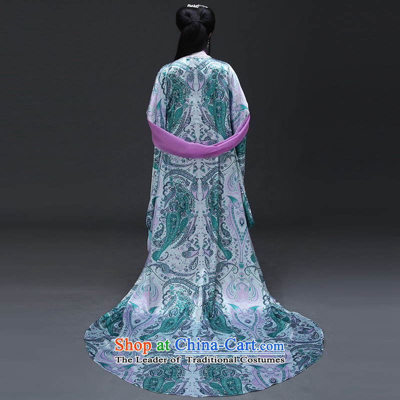 Time Syrian Wu girls costume of the Tang Dynasty Odalisque Apparel clothing intrigues Ancient Costume classical Fairy Maidens odalisque skirt Xu Hui style floor are suitable for time code 160-175cm, Syrian shopping on the Internet has been pressed.