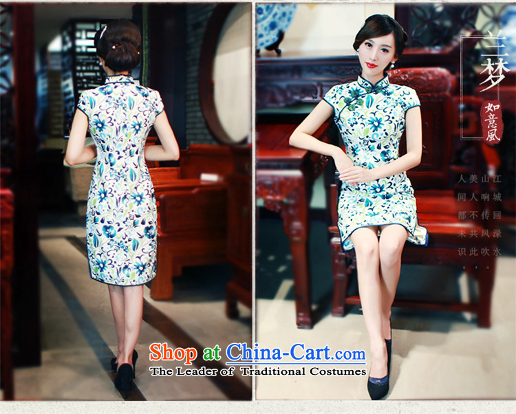After a new 2015 wind load spring and autumn day-to-graphics qipao thin stylish retro improved dresses cheongsam dress 5,705 5,705 Ms. suit XL Photo, prices, brand platters! The elections are supplied in the national character of distribution, so action, buy now enjoy more preferential! As soon as possible.