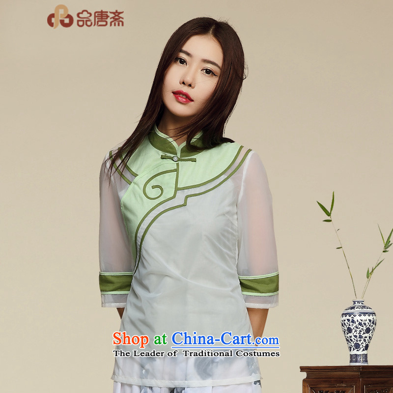 No. of Ramadan 2015 Autumn Load Tang New Tang dynasty China wind improved Han-Chinese literary qipao shirt pictures retro- XL, Tang Ramadan , , , No. shopping on the Internet
