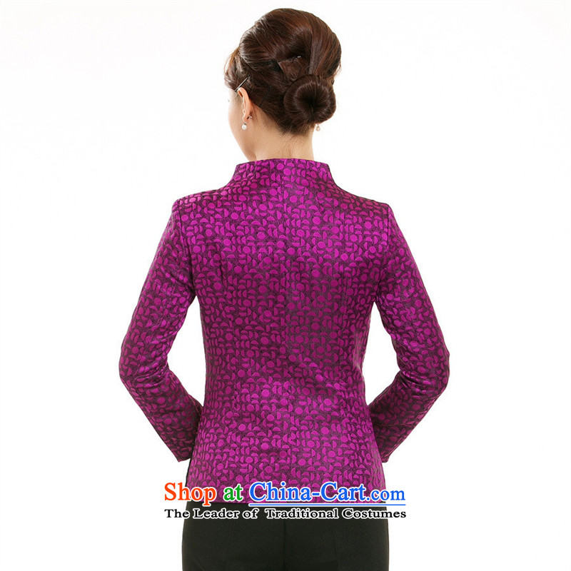 Mano-hwan, Ms. Tang dynasty autumn and winter blouses new long-sleeved sweater Japanese-style hotel is the Tang dynasty tea house of ethnic long-sleeved purple , L, Susan Sarandon Zaoyuan (KASHAN.JJ card) , , , shopping on the Internet