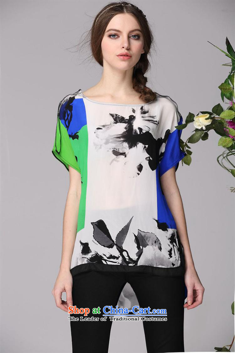 Vpro only 2015 herbs extract summer clothing relaxd dress shirt ink painting silk short-sleeved T-shirt picture color M brand, prices, picture platters! The elections are supplied in the national character of distribution, so action, buy now enjoy more preferential! As soon as possible.