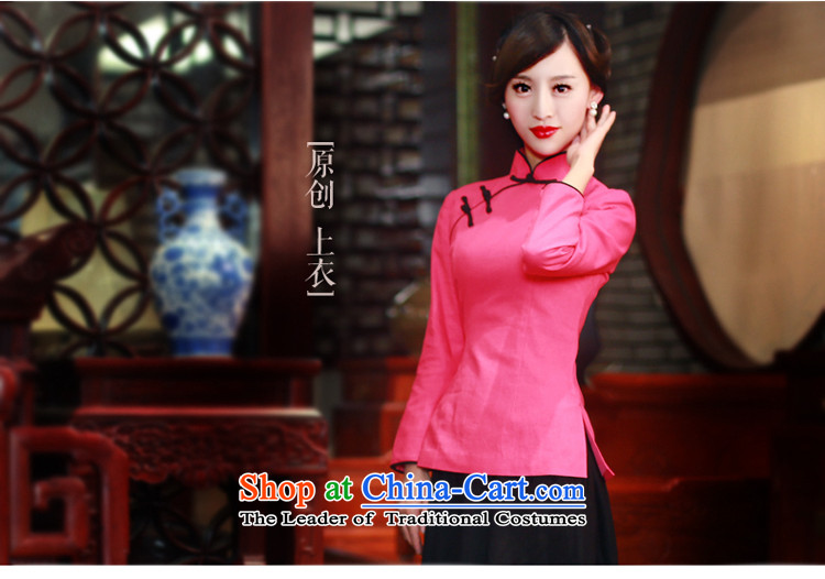 After the fall of 2015, the Wind new boxed Tang Women's clothes long-sleeved clothing ethnic cotton linen CHINESE CHEONGSAM Dress Shirt 5808 5808 in red XXL picture, prices, brand platters! The elections are supplied in the national character of distribution, so action, buy now enjoy more preferential! As soon as possible.