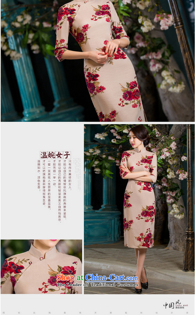 Siu Yan Chau Load 2015 new stamp Sau San video thin retro. In long-sleeved cheongsam dress women filled , the price and the picture XXXL brand platters! The elections are supplied in the national character of distribution, so action, buy now enjoy more preferential! As soon as possible.