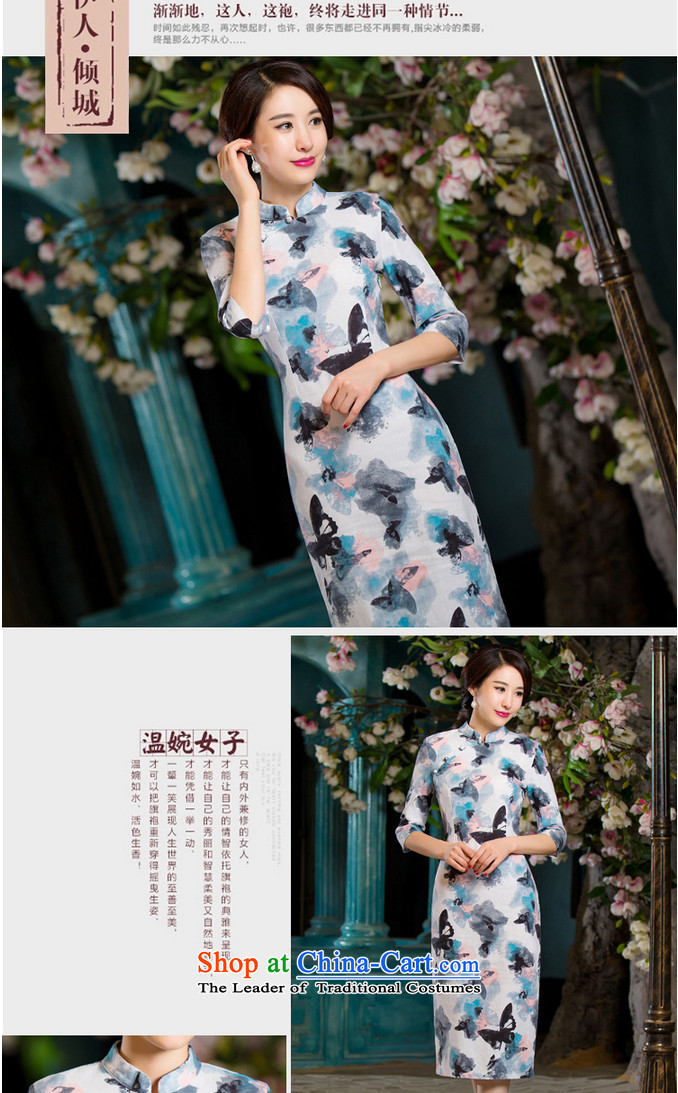 Siu Yan Chau Load 2015 new stamp Sau San video thin retro. In long-sleeved cheongsam dress women filled , the price and the picture XXXL brand platters! The elections are supplied in the national character of distribution, so action, buy now enjoy more preferential! As soon as possible.
