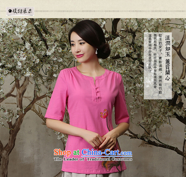 The new improved qipao shirt in summer and autumn 2015 Ms. replacing Tang dynasty daily larger cotton linen dresses in sleeved shirt + M white dress XL Photo, prices, brand platters! The elections are supplied in the national character of distribution, so action, buy now enjoy more preferential! As soon as possible.