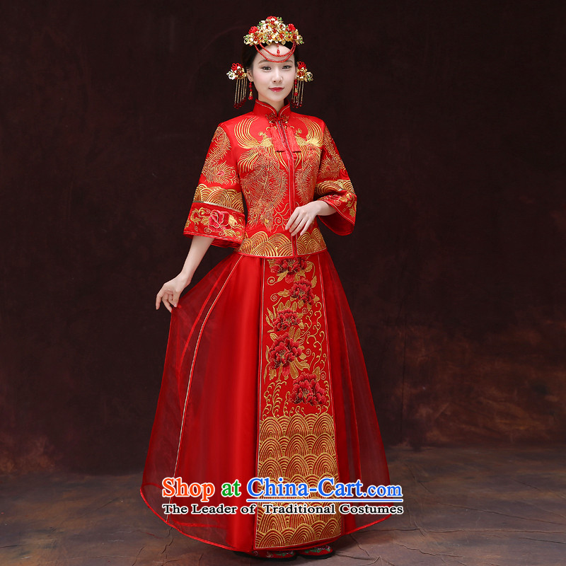 Tsai Hsin-soo Wo Service dream new retro Chinese wedding dresses bows services use Bong-sam Hui Har dragon costume show previous Popes are placed kimono wedding dress uniform set of clothes-hi brassieres 88 M CHOY dream Qi , , , shopping on the Internet