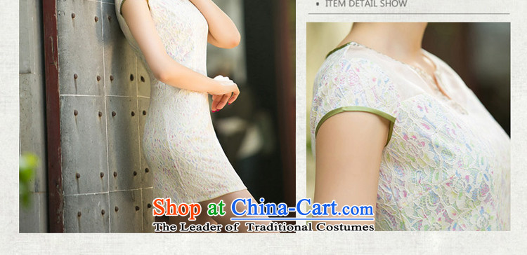 Mr YUEN of Teresa Mo daily lace recalls that the stylish new skirt qipao retro qipao summer improved cheongsam dress female Z 029 picture color M brand, prices, picture platters! The elections are supplied in the national character of distribution, so action, buy now enjoy more preferential! As soon as possible.