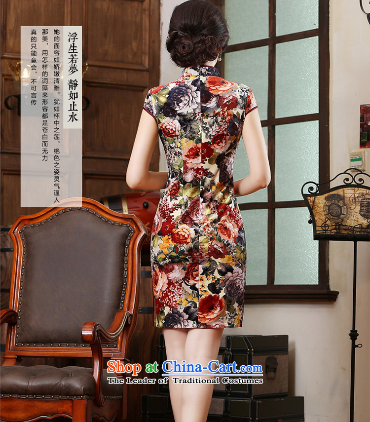 The pro-am new cheongsam dress 2015 Ms. summer daily Sau San Chinese Antique improved short, short skirt M picture, prices, brand platters! The elections are supplied in the national character of distribution, so action, buy now enjoy more preferential! As soon as possible.