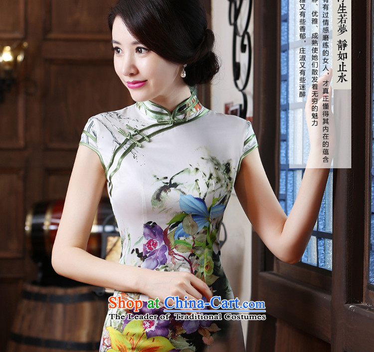The pro-am daily improved cheongsam dress new summer 2015, Large Chinese Antique short of qipao short skirt) 2XL Photo, prices, brand platters! The elections are supplied in the national character of distribution, so action, buy now enjoy more preferential! As soon as possible.
