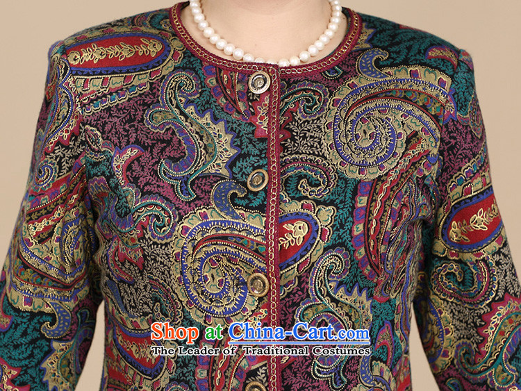 In the number of older women's hpbrother2015 fall inside the new middle-aged female replacing Tang dynasty round-neck collar long-sleeved stylish temperament Mother Women's clothes Jacket Color Picture XXXL figure, prices, brand platters! The elections are supplied in the national character of distribution, so action, buy now enjoy more preferential! As soon as possible.