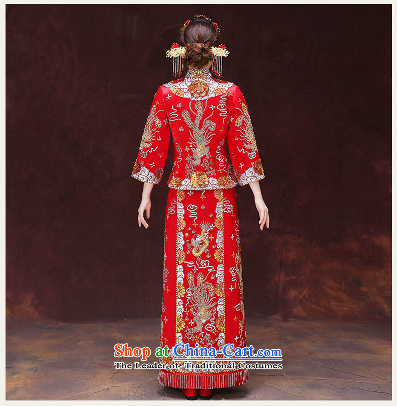 Tsai Hsin-soo Wo Service dream new retro Chinese wedding dresses bows services use Bong-sam Hui Har dragon costume show previous Popes are placed kimono wedding dress uniform set of clothes-hi + model Head Ornaments S Breast 84 pictures, prices, brand platters! The elections are supplied in the national character of distribution, so action, buy now enjoy more preferential! As soon as possible.