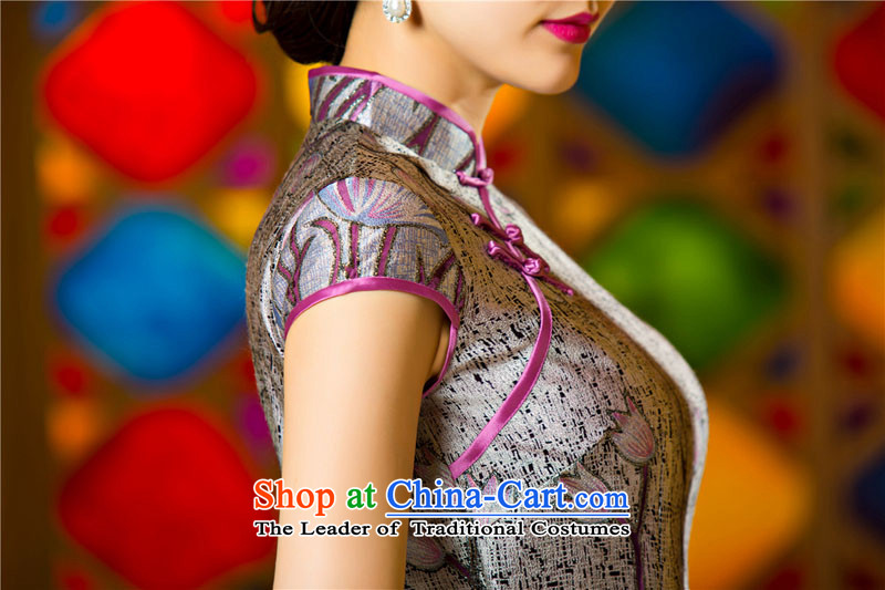 The five senses figure during the spring and autumn Stylish retro Sau San dresses daily sexy elegant tulip lace short cheongsam dress photo color L picture, prices, brand platters! The elections are supplied in the national character of distribution, so action, buy now enjoy more preferential! As soon as possible.