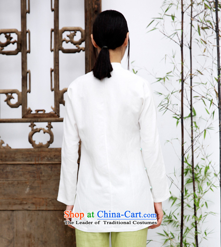 Install the latest Autumn 2015 ink supplies hand-painted lotus cotton linen clothes Tang Dynasty Chinese Han-female national wind, White XL Photo, prices, brand platters! The elections are supplied in the national character of distribution, so action, buy now enjoy more preferential! As soon as possible.
