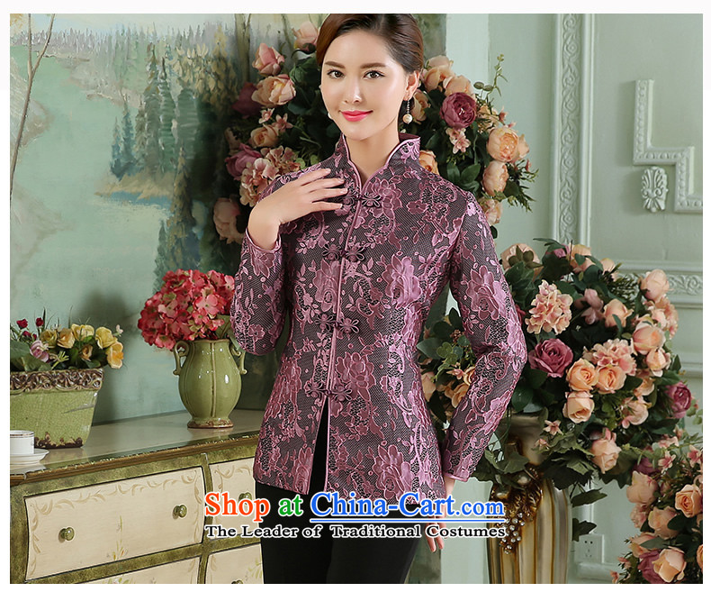 [Sau Kwun Tong] Zi Yu 2015 Autumn replacing the new President Tang Blouses Chinese improved long-sleeved shirts abounds short XXL picture, prices, brand platters! The elections are supplied in the national character of distribution, so action, buy now enjoy more preferential! As soon as possible.