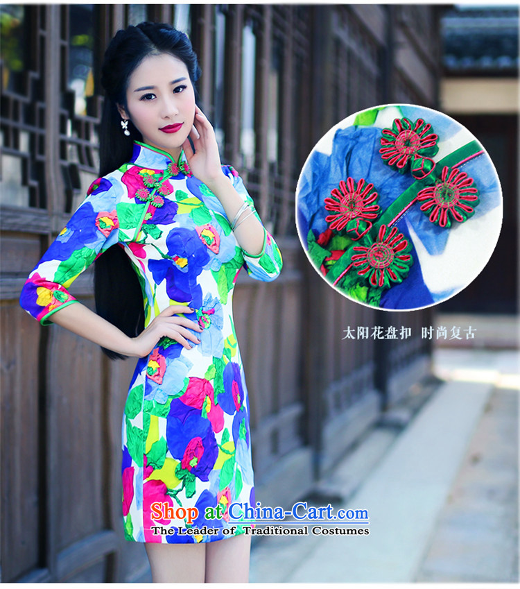 After a day of wind improved retro air layer qipao qipao spring 2015 new stylish in cuff dresses60176017 S pictures, price suit, brand platters! The elections are supplied in the national character of distribution, so action, buy now enjoy more preferential! As soon as possible.