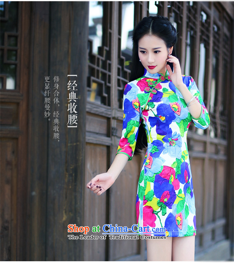 After a day of wind improved retro air layer qipao qipao spring 2015 new stylish in cuff dresses60176017 S pictures, price suit, brand platters! The elections are supplied in the national character of distribution, so action, buy now enjoy more preferential! As soon as possible.