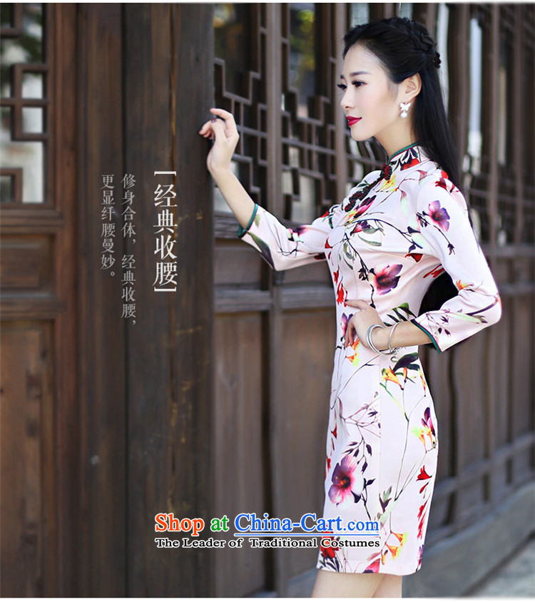 After a new 2015 autumn wind load cheongsam dress in stylish retro qipao cuff everyday dress 6 019 6 019 M pictures, price suit, brand platters! The elections are supplied in the national character of distribution, so action, buy now enjoy more preferential! As soon as possible.