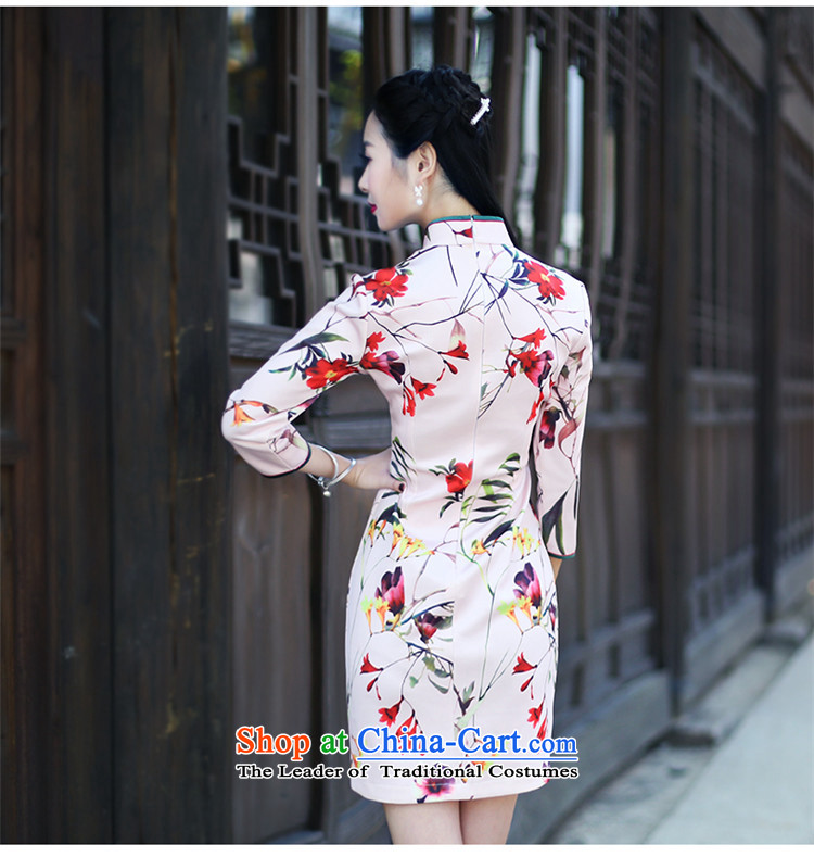After a new 2015 autumn wind load cheongsam dress in stylish retro qipao cuff everyday dress 6 019 6 019 M pictures, price suit, brand platters! The elections are supplied in the national character of distribution, so action, buy now enjoy more preferential! As soon as possible.