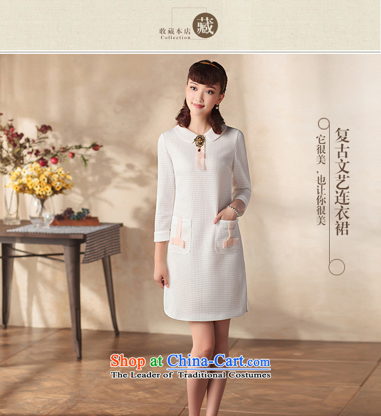 A Pinwheel Without Wind ya 2015 to escape the autumn boxed long-sleeved dresses retro ethnic improved Sau San 8 cuff dresses ivory L picture, prices, brand platters! The elections are supplied in the national character of distribution, so action, buy now enjoy more preferential! As soon as possible.