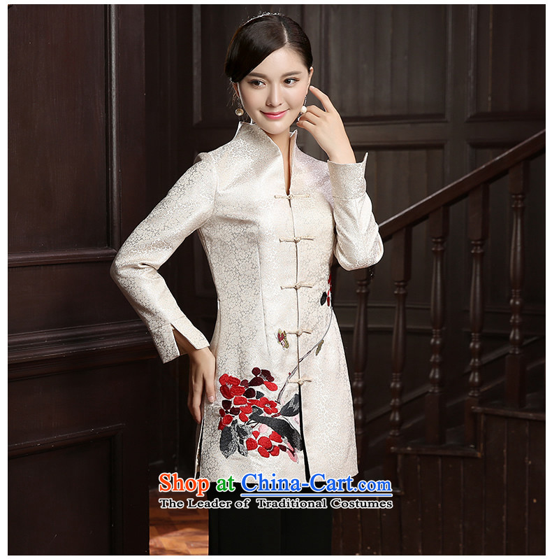 [Sau Kwun Tong] autumn 2015 fall for the new wing of the Tang blouses fine embroidered jacket TC5807 female improved temperament m White XXL picture, prices, brand platters! The elections are supplied in the national character of distribution, so action, buy now enjoy more preferential! As soon as possible.