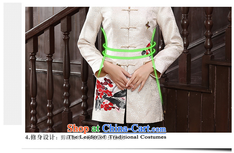 [Sau Kwun Tong] autumn 2015 fall for the new wing of the Tang blouses fine embroidered jacket TC5807 female improved temperament m White XXL picture, prices, brand platters! The elections are supplied in the national character of distribution, so action, buy now enjoy more preferential! As soon as possible.