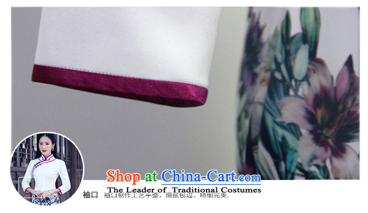 After the fall of 2015, the wind loading new Stylish retro in improved cuff cheongsam dress short of Qipao 6,072 returnees 6,072 returnees suit S picture, prices, brand platters! The elections are supplied in the national character of distribution, so action, buy now enjoy more preferential! As soon as possible.