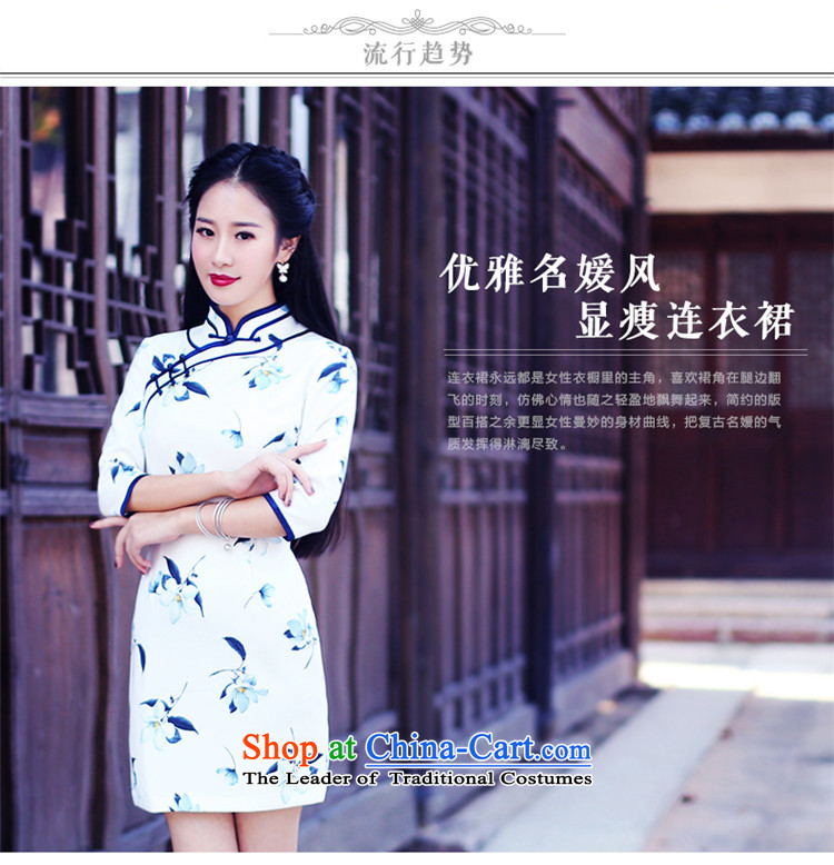 After the new improved wind 2015 daily 7 cuff cheongsam dress autumn retro improved female cheongsam dress 6073 6073 suit XL Photo, prices, brand platters! The elections are supplied in the national character of distribution, so action, buy now enjoy more preferential! As soon as possible.