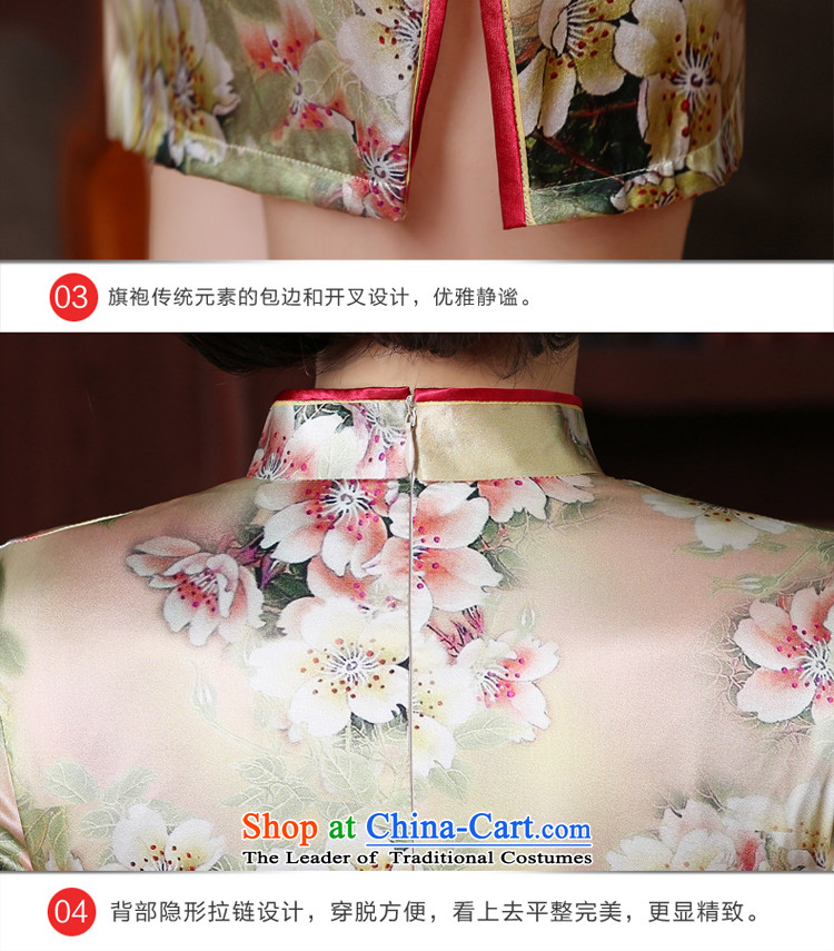 The pro-am New Silk Cheongsam Dress Short, 2015 Ms. summer daily retro Sau San improvement of short-sleeved 2XL Photo, prices, brand platters! The elections are supplied in the national character of distribution, so action, buy now enjoy more preferential! As soon as possible.
