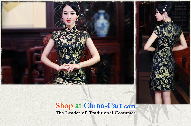 After a day of wind new Fall Classic 2015 improved leisure short qipao Stylish retro dresses dress 5630 5630 suit L picture, prices, brand platters! The elections are supplied in the national character of distribution, so action, buy now enjoy more preferential! As soon as possible.