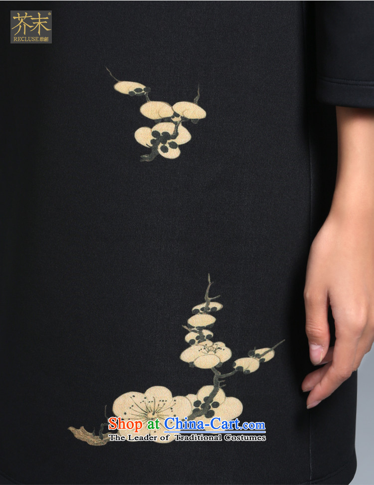 【 mustard original health flowers/New Chinese small collar dress girls improved qipao designer brands autumn new stamp spot L pictures, prices, brand platters! The elections are supplied in the national character of distribution, so action, buy now enjoy more preferential! As soon as possible.