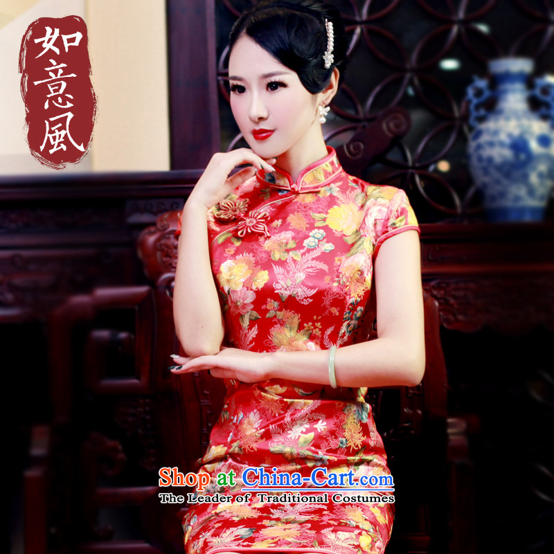 After a new 2015 qipao wind load qipao short high autumn cheongsam dress of the forklift truck and Stylish service 5632 5632 followed suit?S