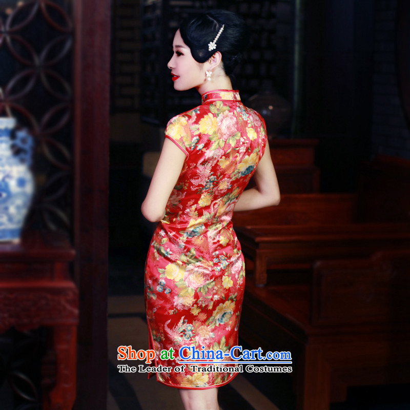 After a new 2015 qipao wind load qipao short high autumn cheongsam dress of the forklift truck and Stylish service 5632 5632 followed suit after wind , , , S, shopping on the Internet