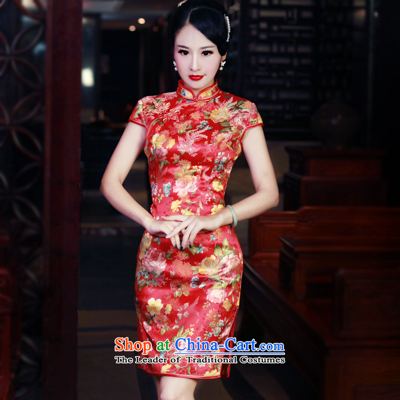 After a new 2015 qipao wind load qipao short high autumn cheongsam dress of the forklift truck and Stylish service 5632 5632 followed suit after wind , , , S, shopping on the Internet