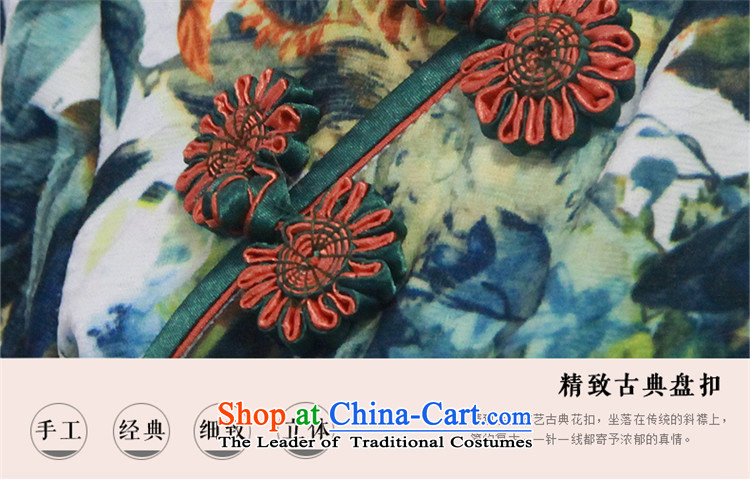 After a day of Wind China wind in 2015 Stamp cuff cheongsam dress Stylish retro fitted female qipao spring and autumn 6020 6020 Suit M picture, prices, brand platters! The elections are supplied in the national character of distribution, so action, buy now enjoy more preferential! As soon as possible.