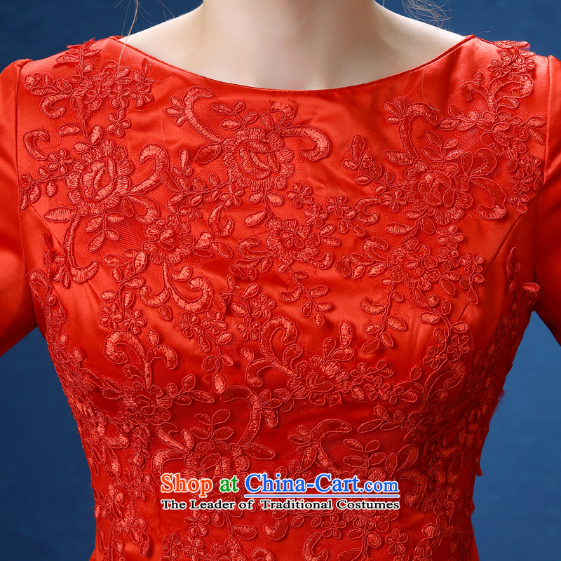 Connie Soo-wo service every Chinese Dress improved services cheongsam dress bride bows Sau San retro marriage qipao large red autumn and winter cheongsam red S, every JIAONI stephanie () , , , shopping on the Internet