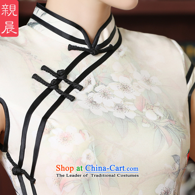The pro-am new cheongsam dress long summer 2015 Autumn Chinese Antique Sau San improvements Ms. cheongsam dress long L, pro-am , , , shopping on the Internet