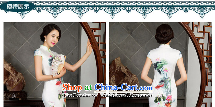 The cross-sa Lei Lin 2015 retro long improvement in the autumn of qipao long skirt the new trendy style qipao and day-to-day long qipao T 10016 that are logged in the white , prices, Photo 2XL brand platters! The elections are supplied in the national character of distribution, so action, buy now enjoy more preferential! As soon as possible.
