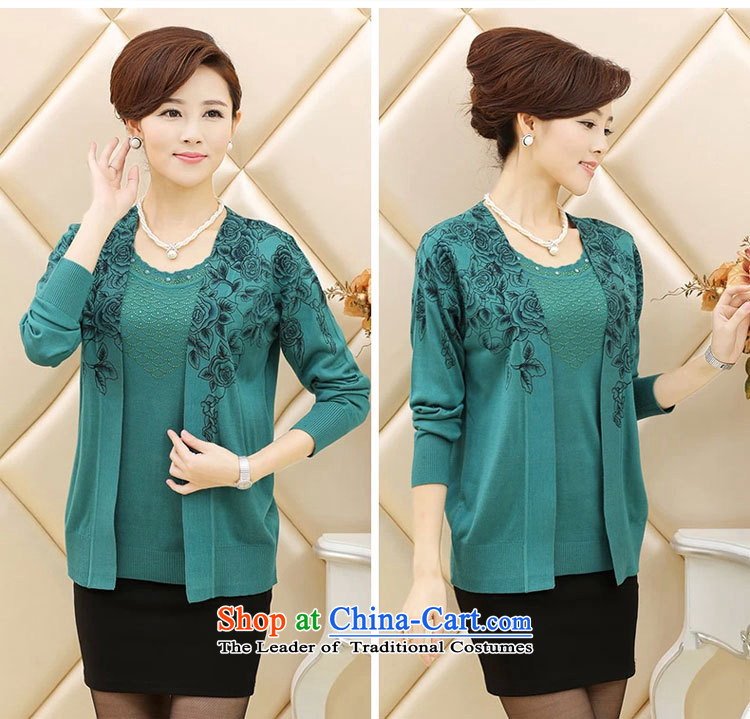 Ya-ting stylish shops 2015 Autumn replacing new products with large number of middle-aged moms clothes stamp two kits long-sleeved Knitted Shirt Color 115 pictures and female, prices, brand platters! The elections are supplied in the national character of distribution, so action, buy now enjoy more preferential! As soon as possible.