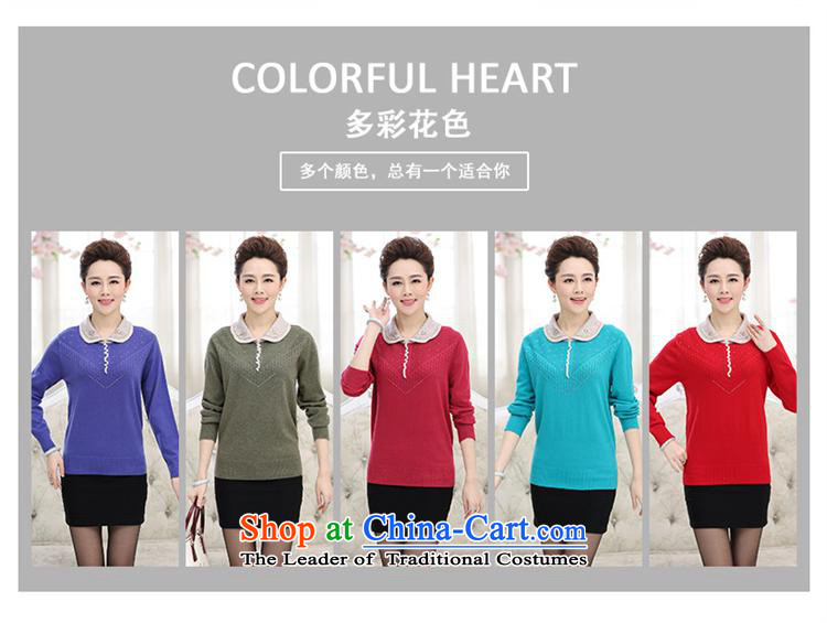 Ya-ting and fashion boutiques new stylish and simple to the elderly in the knitwear mother Dressed Dolls collar long-sleeved spell color diamond Sau San sweater, wine red 110 pictures, prices, brand platters! The elections are supplied in the national character of distribution, so action, buy now enjoy more preferential! As soon as possible.