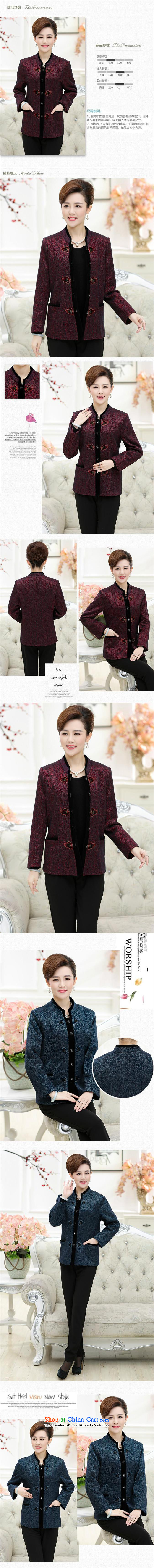 Ya-ting and fashion boutiques autumn and winter, in the new Elderly Women's mother thick collar jacket Grandma Tang Gown of older persons large clothes, wine red jacket XXL picture, prices, brand platters! The elections are supplied in the national character of distribution, so action, buy now enjoy more preferential! As soon as possible.