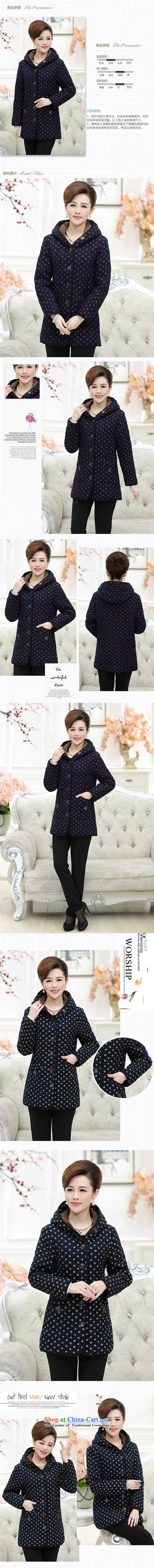 Ya-ting and fashion boutiques, older women's winter clothing stylish xl cotton coat in older mother warm casual fare, lint-free cotton waffle blue XL Photo, prices, brand platters! The elections are supplied in the national character of distribution, so action, buy now enjoy more preferential! As soon as possible.