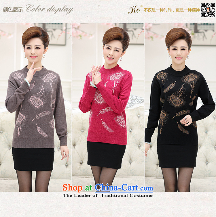 Ya-ting and fashion boutiques autumn and winter new thick of older persons in the larger mother load sweater Cashmere wool Knitted Shirt, forming the hedging and color 110 pictures sweater, prices, brand platters! The elections are supplied in the national character of distribution, so action, buy now enjoy more preferential! As soon as possible.