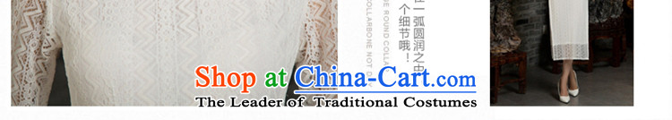The cheer Elizabeth Yu Beauty 2015 long load retro qipao qipao autumn skirt in new cuff lace improved cheongsam dress T12028 White M picture, prices, brand platters! The elections are supplied in the national character of distribution, so action, buy now enjoy more preferential! As soon as possible.