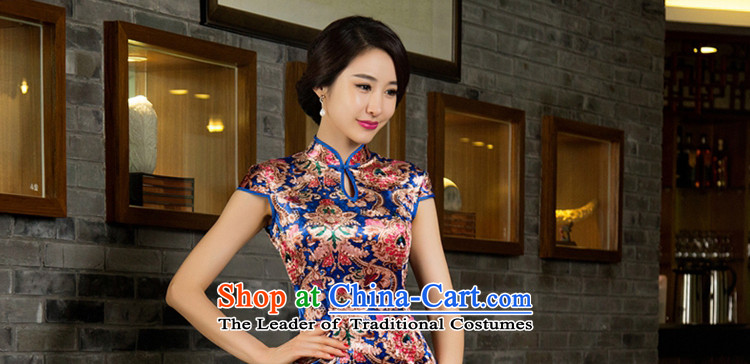 The cross-Sha Hu Joseph 2015 Fall/Winter Collections improved cheongsam dress cheongsam with new moms) Older retro temperament cheongsam dress T85026 picture color S picture, prices, brand platters! The elections are supplied in the national character of distribution, so action, buy now enjoy more preferential! As soon as possible.