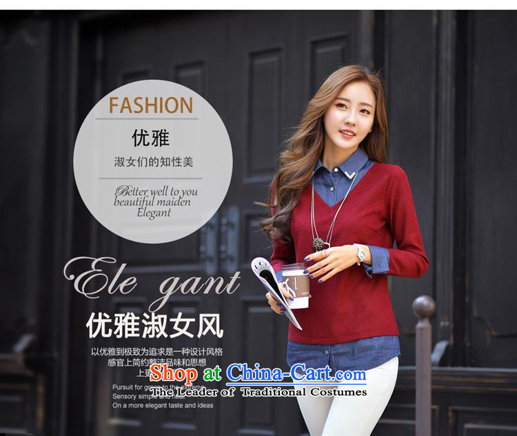 Ya-ting and fashion boutiques, forming the Netherlands fall female Internet long-sleeved T-shirt girls wearing clothes red t-shirt foreign trade cargo M picture, prices, brand platters! The elections are supplied in the national character of distribution, so action, buy now enjoy more preferential! As soon as possible.