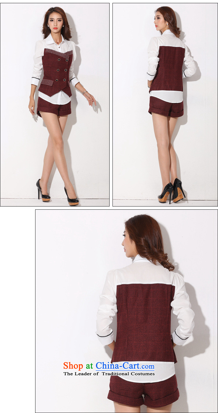 Ya-ting and fashion boutiques European site new) Autumn 2015 Sau San video thin stylish round-neck collar long-sleeved blouses temperament and sexy shorts two kits green XL Photo, prices, brand platters! The elections are supplied in the national character of distribution, so action, buy now enjoy more preferential! As soon as possible.