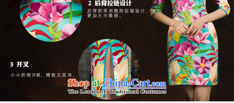 Yuan of autumn 2015 sponsor replacing qipao cheongsam dress new improved retro look stylish improvements Ms. cheongsam dress suit XXL pictures, M11029 price, brand platters! The elections are supplied in the national character of distribution, so action, buy now enjoy more preferential! As soon as possible.