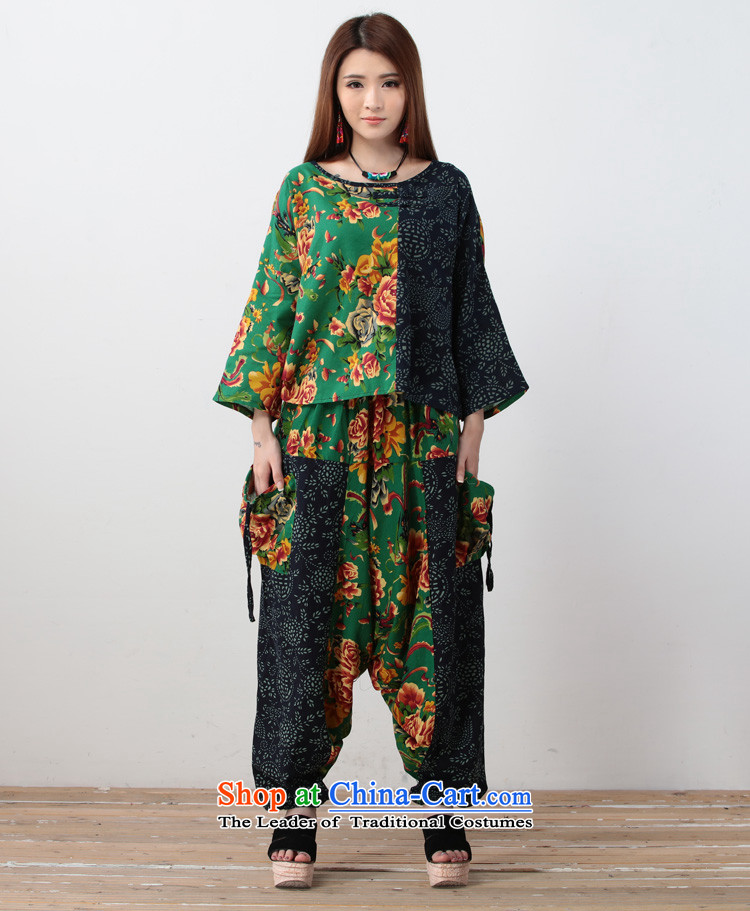 Lei Li China leizili Gigi Lai-new sports suits retro ethnic ladies casual shirt + hanging down civil trousers two kits square dance services package red XL Photo, prices, brand platters! The elections are supplied in the national character of distribution, so action, buy now enjoy more preferential! As soon as possible.