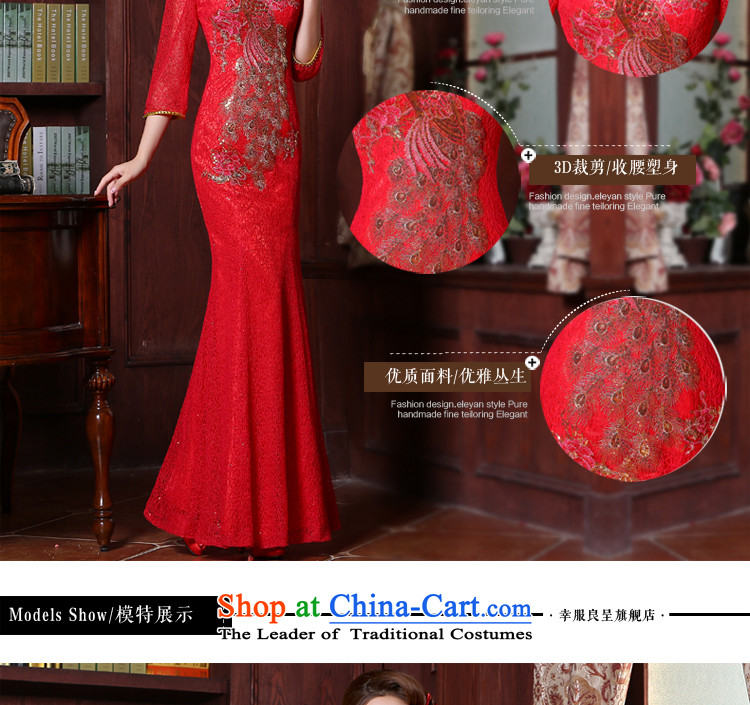 Red bride bows to Chinese wedding dresses cheongsam dress wedding gown bride replace the door service long gown 7 Cuff crowsfoot S picture, prices, brand platters! The elections are supplied in the national character of distribution, so action, buy now enjoy more preferential! As soon as possible.