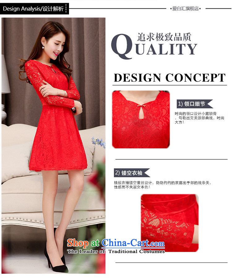 Detailed, Ju Meng 2015 bride bows services wedding dresses evening dress autumn red stylish round-neck collar wedding in Sau San long 526 RED M picture, prices, brand platters! The elections are supplied in the national character of distribution, so action, buy now enjoy more preferential! As soon as possible.